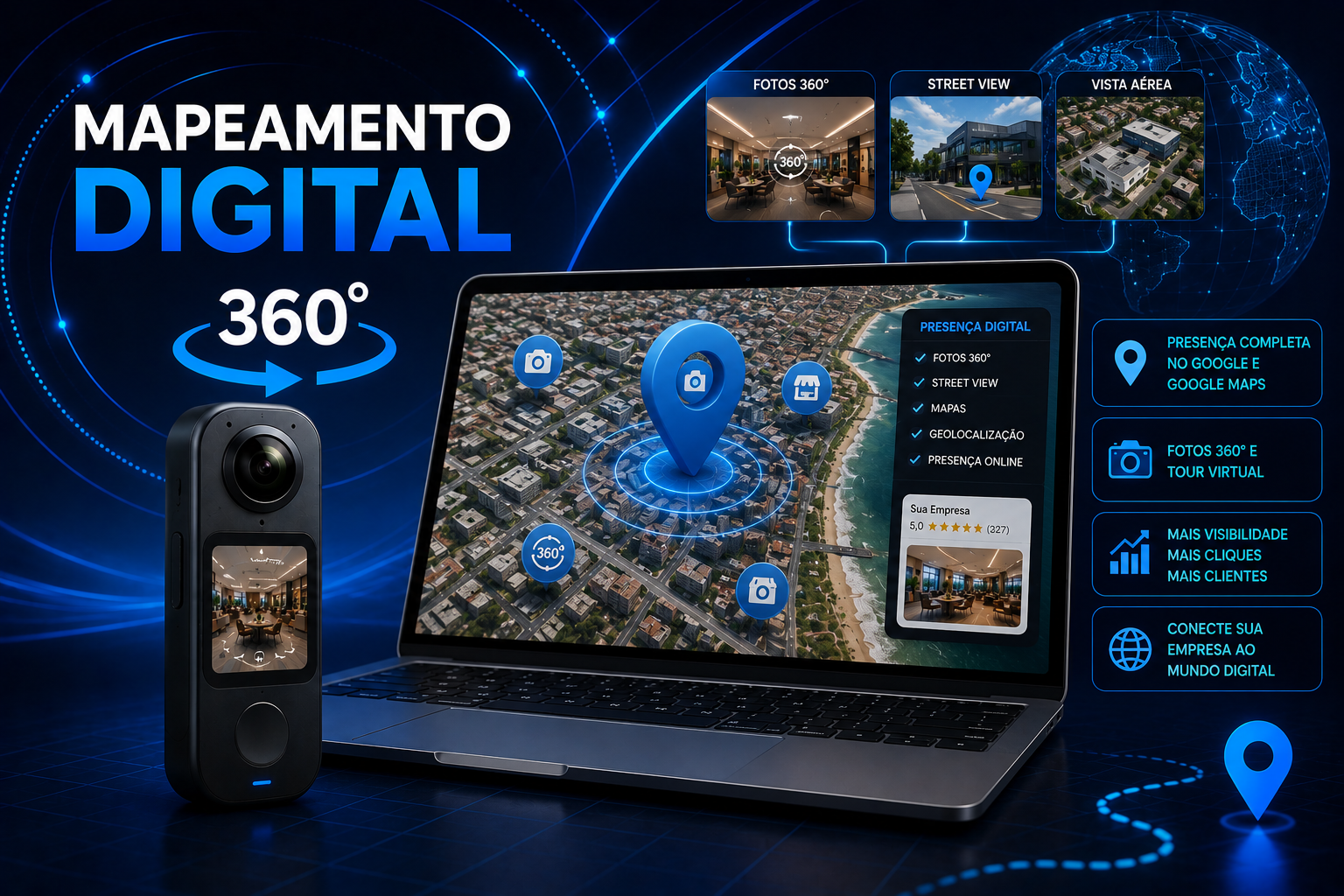 mapeamento digital google street view 360 prime marketing joao pessoa paraiba
