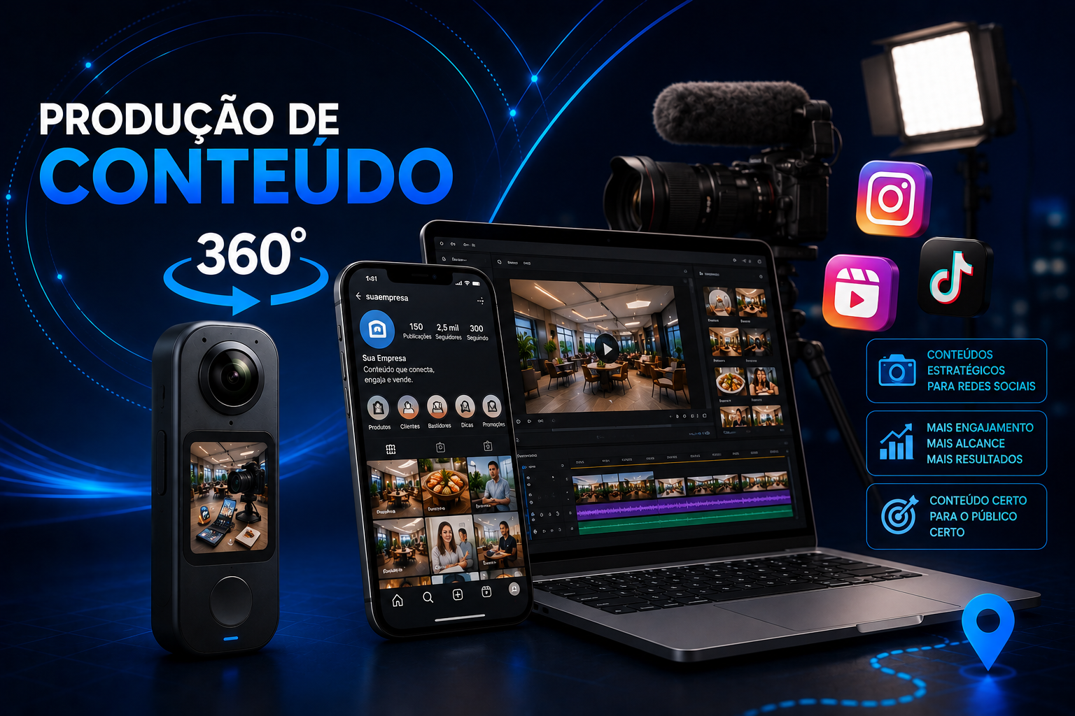 producao conteudo redes sociais instagram reels prime marketing joao pessoa paraiba